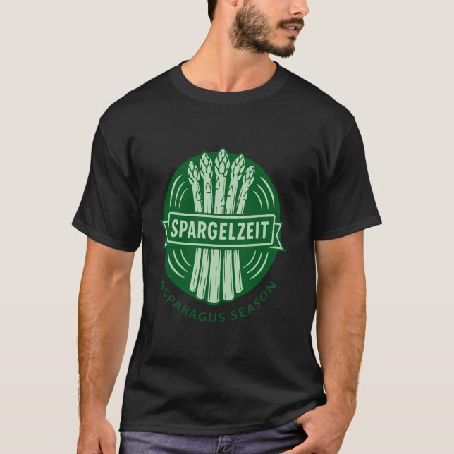 Spargelsäsong Spargelzeit T Shirt (Framsida)