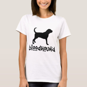 Spårhund med kall text tee
