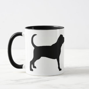 Spårhund (svart) mugg