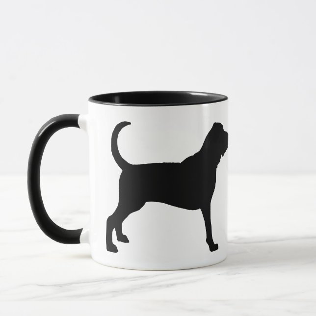 Spårhund (svart) mugg (Vänster)