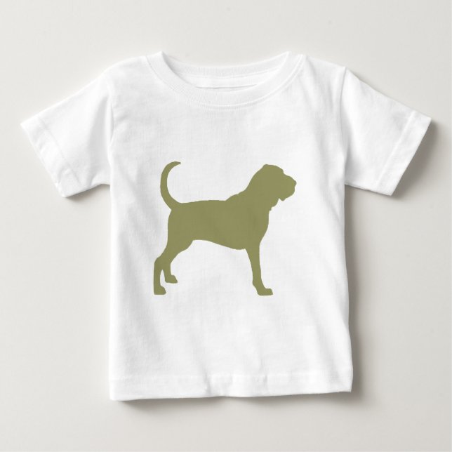 Spårhund (vis mangrönt) tee shirt (Framsida)