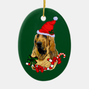 Spårhundjul Julgransprydnad Keramik