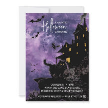 Sparhus Halloween-fest Invitation – Lila