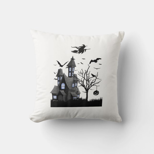 Sparhus Halloween T-Shirt Flygande Fladdermöss, Hä Kudde (Framsida)