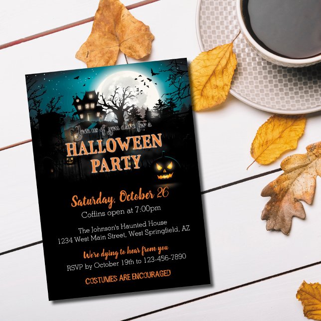 Sparhus Halloweenfest Inbjudan (Skapare uppladdad)