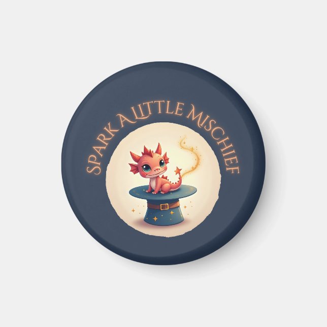 Spark a Little MisChief - Magic Dragon Magnet (Framsidan)