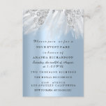 Spark Dress Silver Grått Möhippa Sweet 16th Blue Inbjudningar<br><div class="desc">lyxhändelse för florenceK-elegant</div>