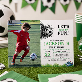 Spark i gång | Fotboll 5-års födelsedagsfest Inbjudningar
