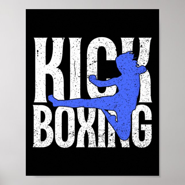 Spark i kickboxning poster (Framsidan)