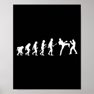 Spark MMA Kickboxning Boxare Boxning Mänsklig Evol Poster