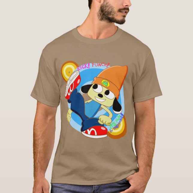 Spark Smack Master Parappa the Rapper-familjen T Shirt (Framsida)