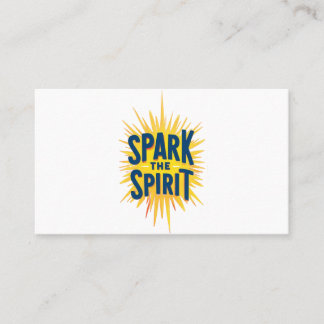 Spark the Spirit" Visitkort