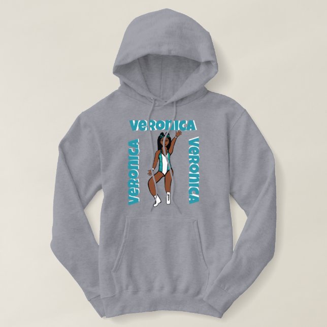 Spark U Hoodie Aqua #1 T Shirt (Design framsida)