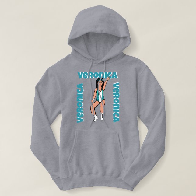 Spark U Hoodie Aqua #4 T Shirt (Design framsida)