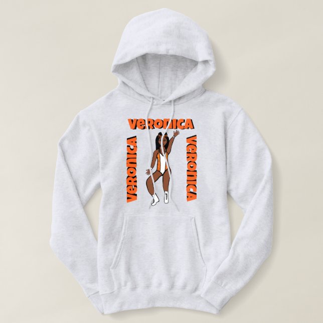 Spark U Hoodie Orange #2 T Shirt (Design framsida)