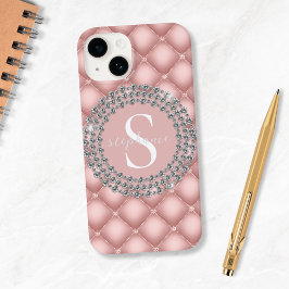Sparka Anpassningsbar Diamanter för Rosa Monogram