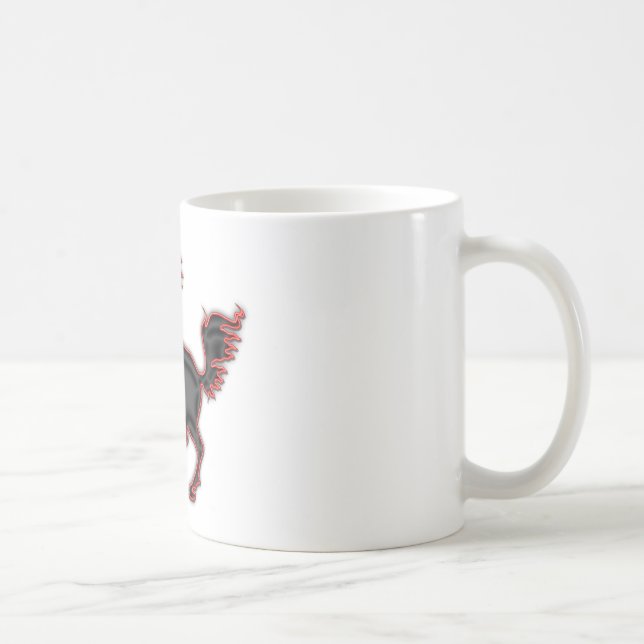 Sparka bakut broncoen kaffemugg (Höger)