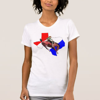 SPARKA BAKUT HÄSTEN MED DEN TEXAS KARTAN T-SHIRT