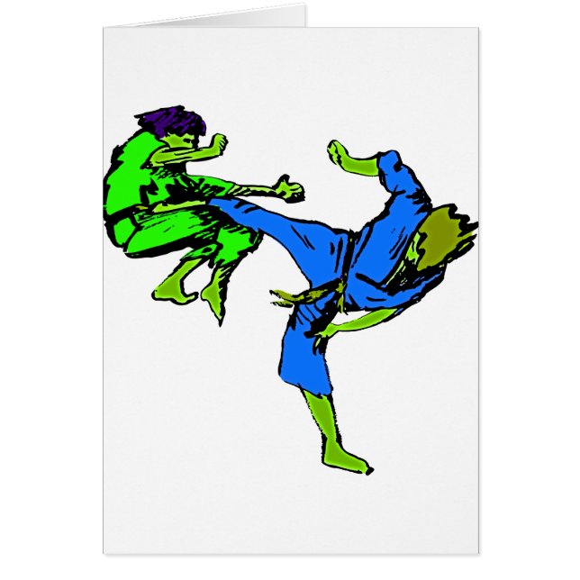 SPARKA BOXNINGEN HÄLSNINGSKORT (Framsidan)