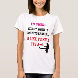 Sparka cancer ändaskjortan t-shirt