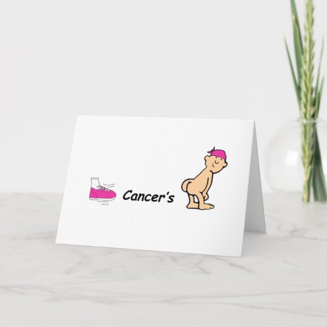 sparka cancerrummen kort (Framsida)