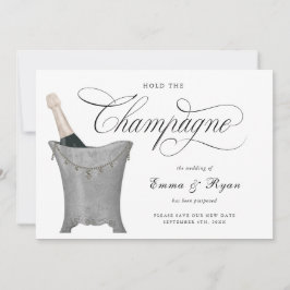 Sparka Champagne Förskjut Vigselfdatum Förändring Meddelande