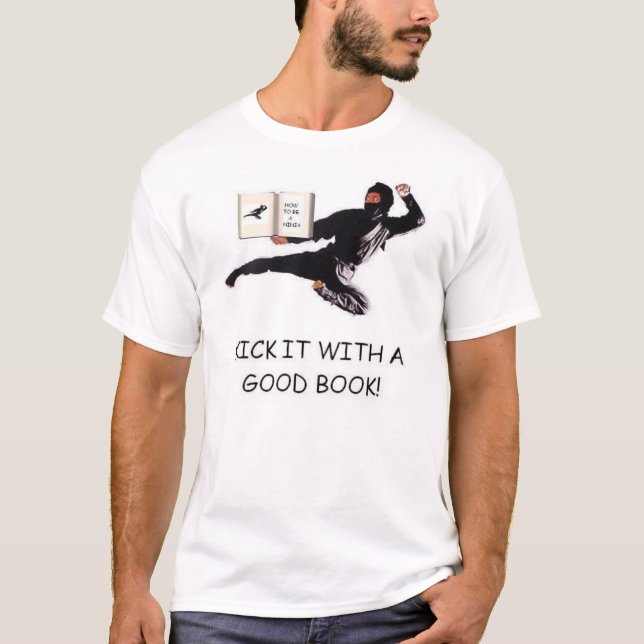 Sparka det med en bibeln! tee shirt (Framsida)