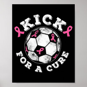 Sparka För En Bot Pink Ribbon Bröstcancer Medveten Poster