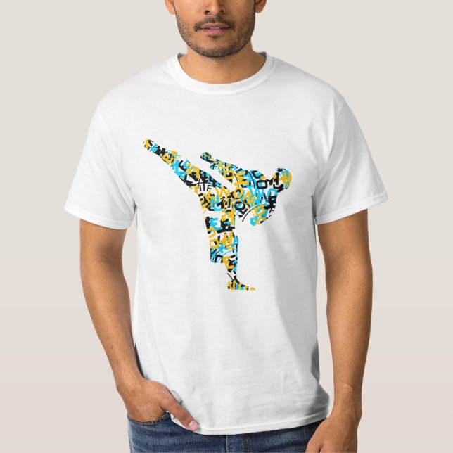 Sparka för ITF-logotypfärger Tee Shirt (Framsida)