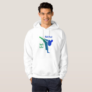 Sparka först, le sen hoodie