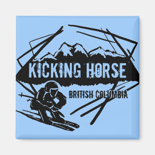 Sparka hästBritish Columbia blått skida magneten Magnet