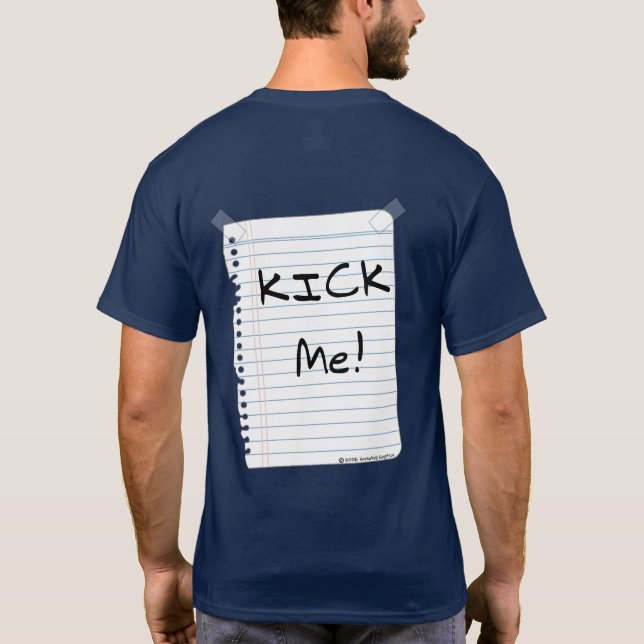 Sparka Mig Skylt T-Shirt (Baksida)