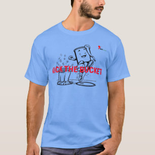 "Sparka på hinken" T-Shirt Rolig idiomatisk graf