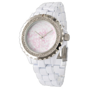 Sparka Rosa Glitter Armbandsur