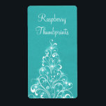 Sparka Träd-märken, Helgdag, Aqua Fraktsedel<br><div class="desc">Enkelt men mycket elegant Sparkly Helgdag Baking Labels i aqua med en snabb Julgran dekorerad med belyst mousserande lökar. De här vackra etiketterna kommer att tillföra sofistikering och glam till alla dina utsökta bakade helgdag. Enkel att anpassa, lägg bara till den personlig du väljer. Klicka på knappen "Anpassa" om du...</div>