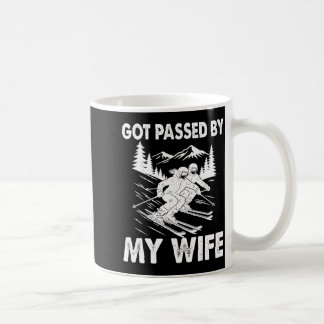 Sparkad Av Min Fru Roligt Skidåkande Make Kaffemugg