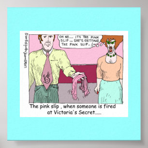Sparkad Från Victoria Secret Tecknad Canvastryck Poster