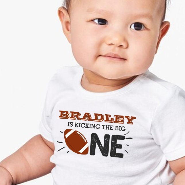 Sparkar den stora ettan | Fotboll 1-årsdag T Shirt (Skapare uppladdad)
