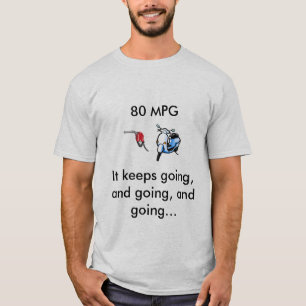 Sparkcykel 80 MPG som går och går T-shirt