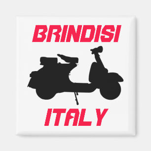 Sparkcykel Brindisi, italien Magnet