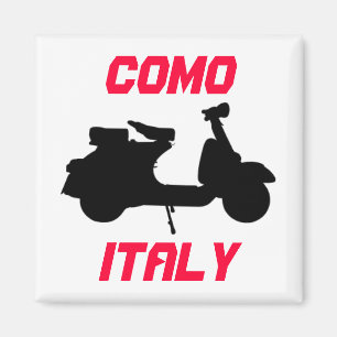 Sparkcykel Como, italien Magnet