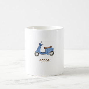 Sparkcykel för PKM-muggblått Kaffemugg