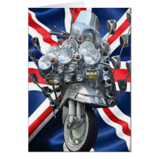 Sparkcykel Hälsningskort