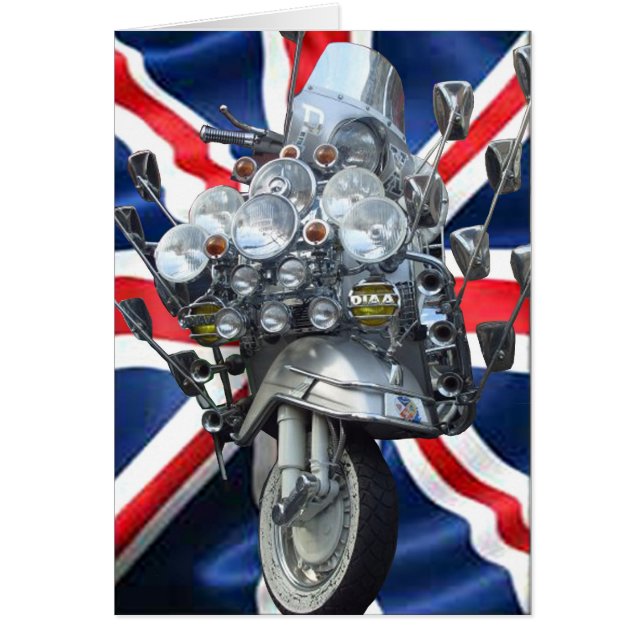 Sparkcykel Hälsningskort (Framsidan)