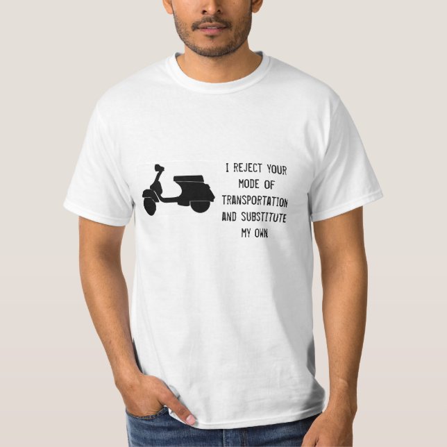 Sparkcykel - I-utskottsvaran som ditt trans. något Tee Shirt (Framsida)