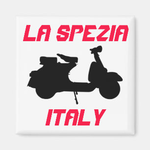 Sparkcykel La Spezia, italien Magnet