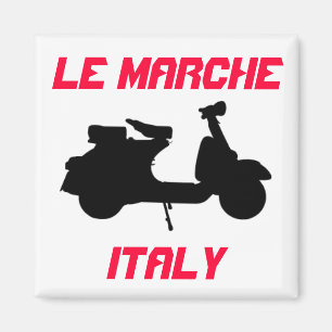 Sparkcykel Le Marche, italien Magnet