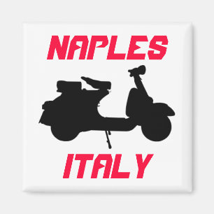 Sparkcykel Naples, italien Magnet