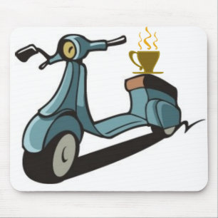 SPARKCYKEL OCH KAFFE MOUSPAD MUSMATTA