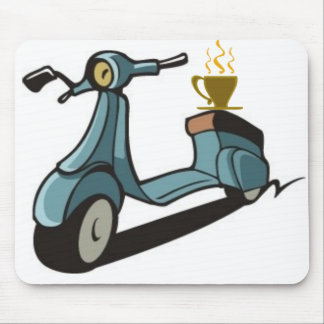 SPARKCYKEL OCH KAFFE MOUSPAD MUSMATTA